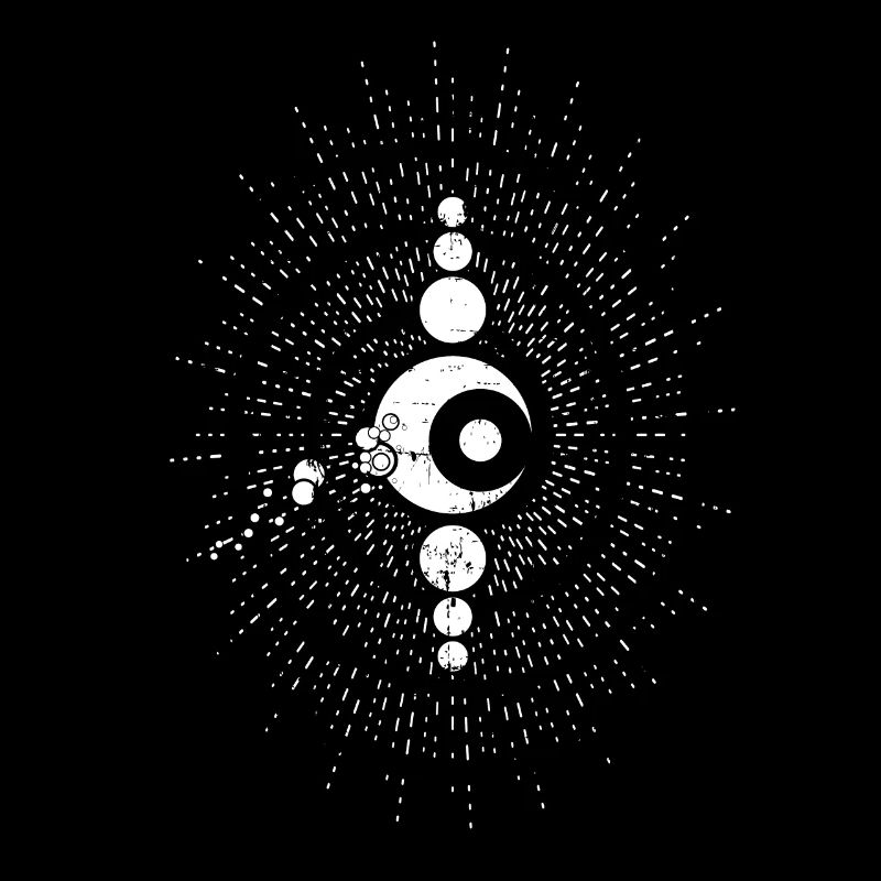 Chaman rituel planète étoile blanc
