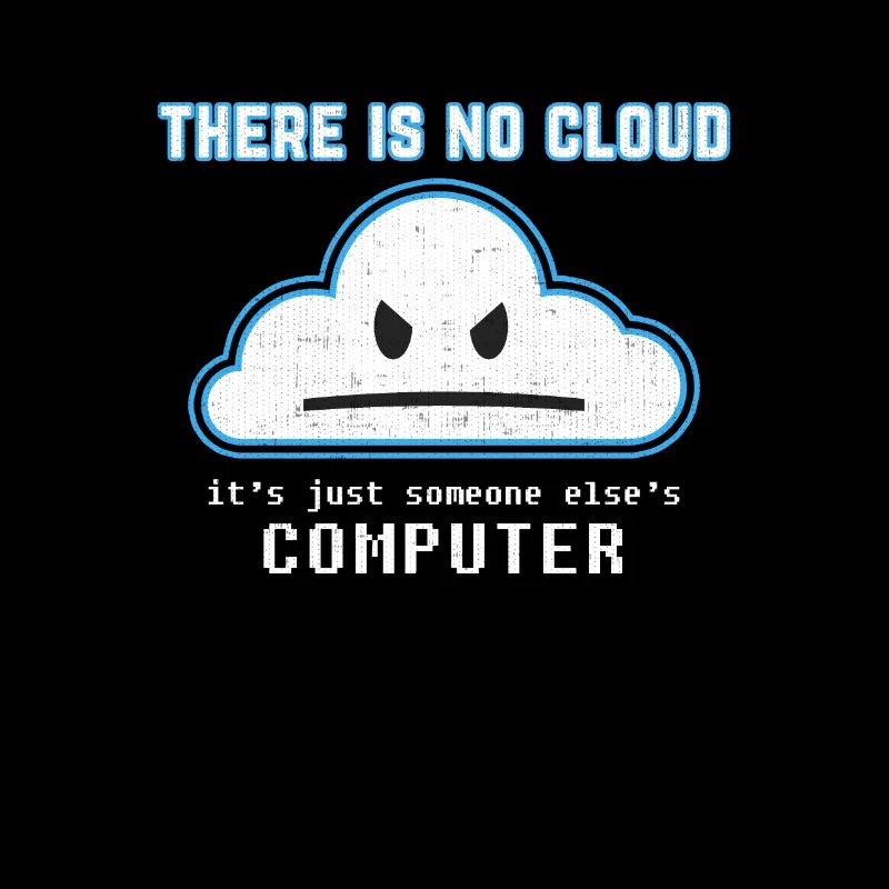 Lustiger Programmierer-Witz - Es gibt keine Wolkengrafik