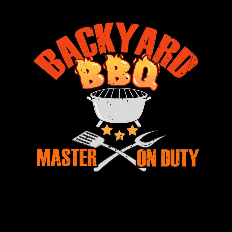 Backyard BBQ Master At the Grill Barbecue Griller