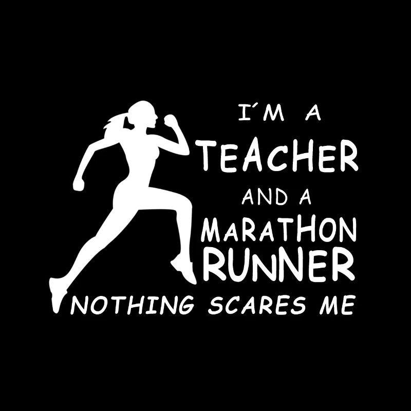 Marathon runner TShirt for the running teacher