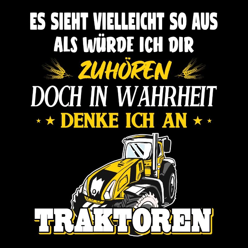 Traktor Bauer Landwirt Spruch Geschenk