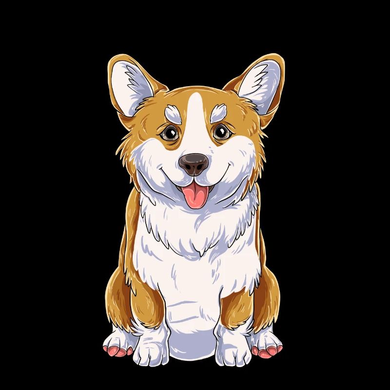 Lustiger Corgi Hund Welsh Corgi Geschenk Hunde