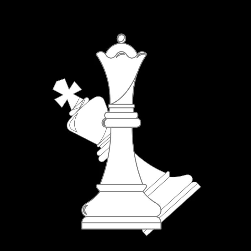 Chemise d'échecs King Queen Chess