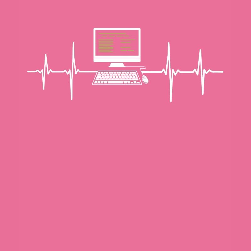 Programmer EKG Heartbeat Computer Desktop