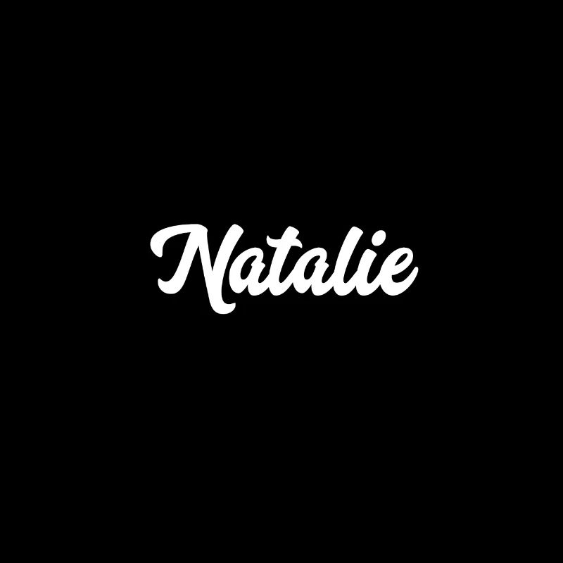 Natalie Custom Text Birthday Name