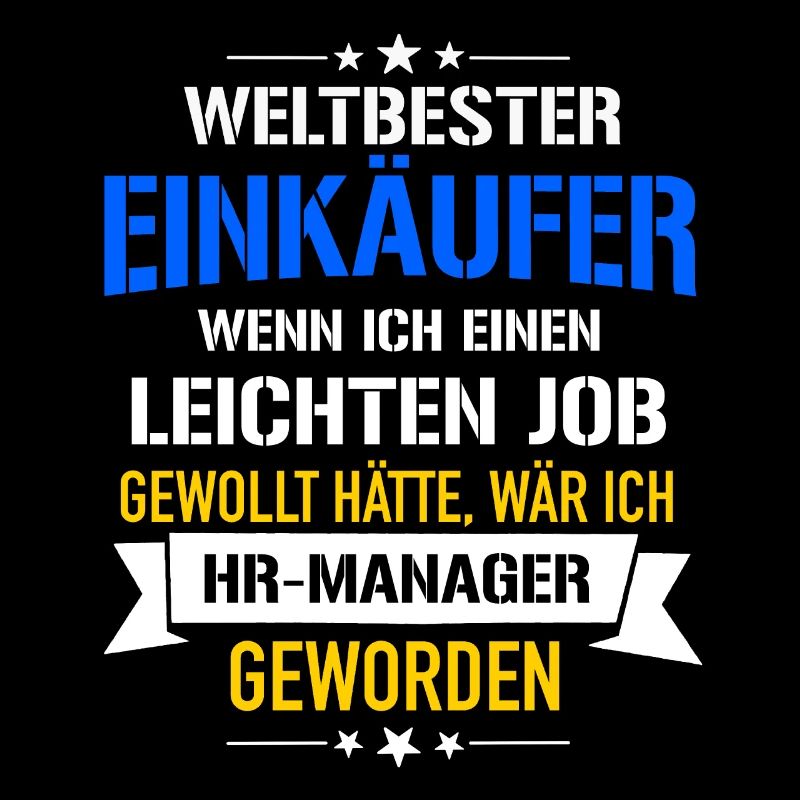 Lustiger Spruch Weltbester Einkäufer HR-Manager