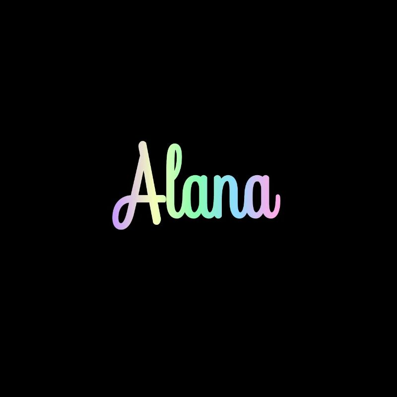 ALANA Rainbow Cursive minimaliste
