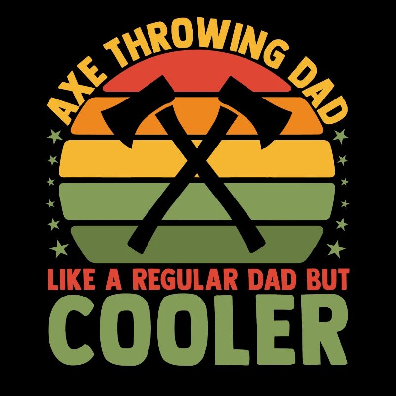 Axe Throwing Dad Cooler Daddy