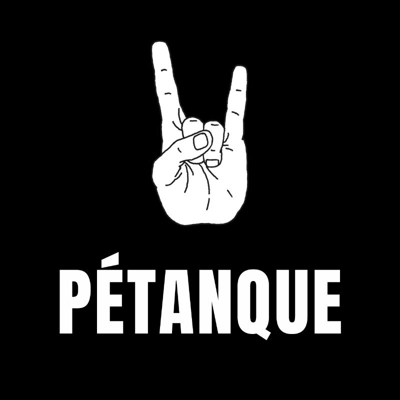 La pétanque c'est cool - Signe Surfeur Shaka