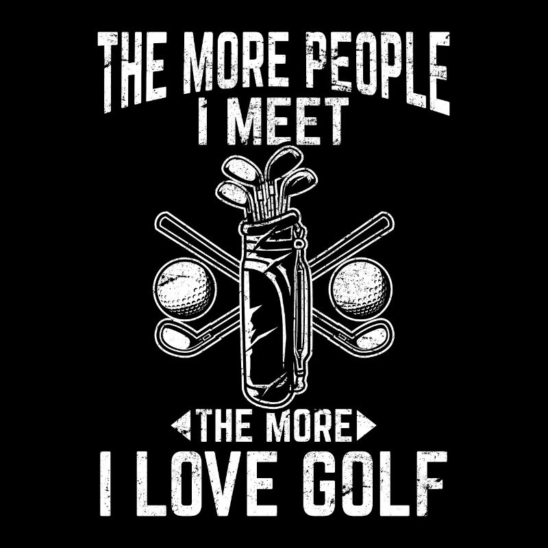 Plus je rencontre de gens, plus j’aime le golf Drôle de golf
