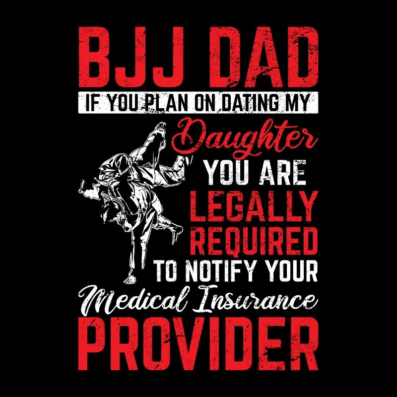 BJJ Dad Protector Funny Brazilian Jiu Jitsu Father