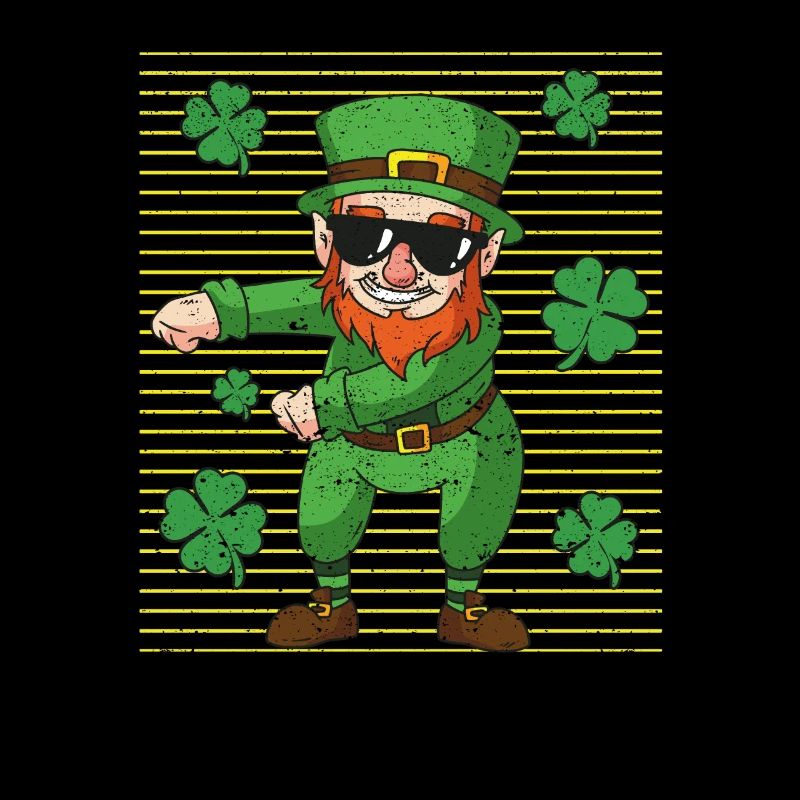 Funny Dancing Leprechaun St. Patrick's Day Lucky
