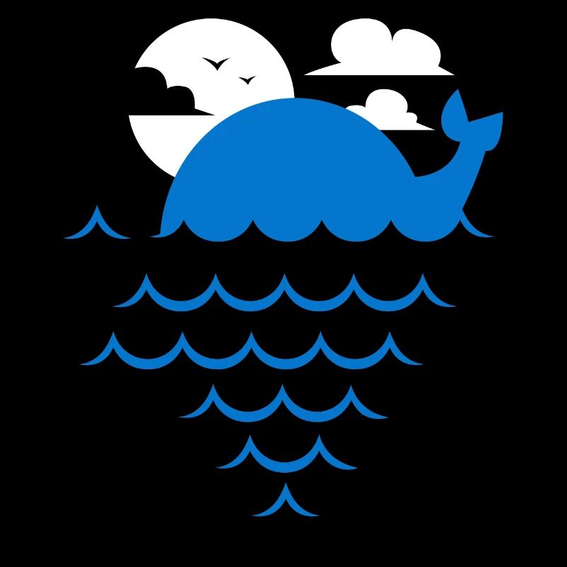 Minimalistischer Wal