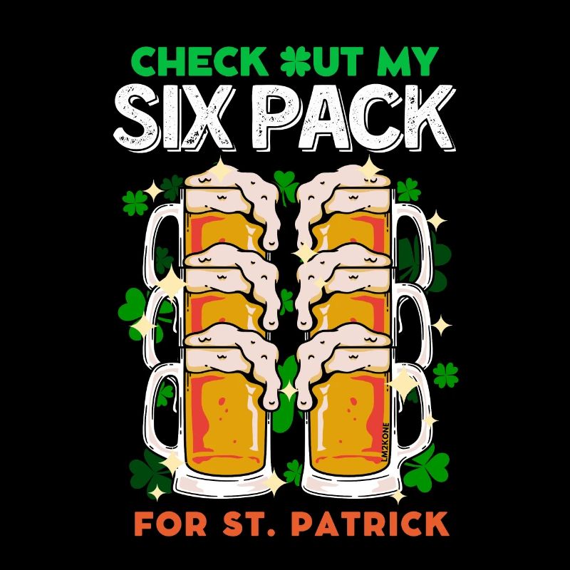 My Six Pack Biere sind köstlich Saint Patrick