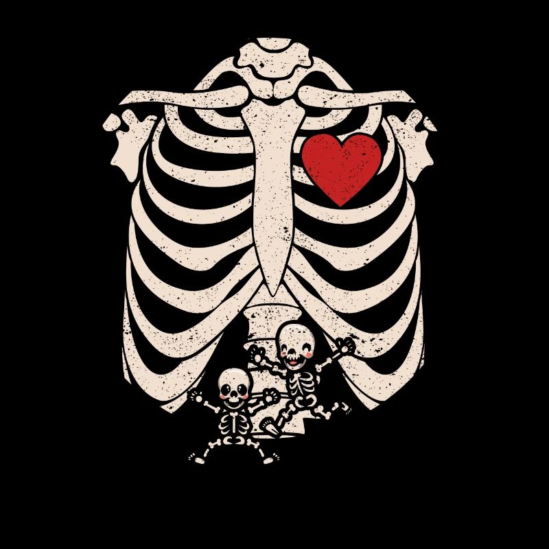 Annonce de grossesse squelette Gemini XRay