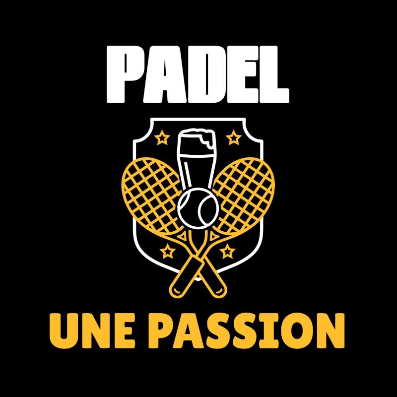 Padel A Passion Geschenk Dad Racket Sport