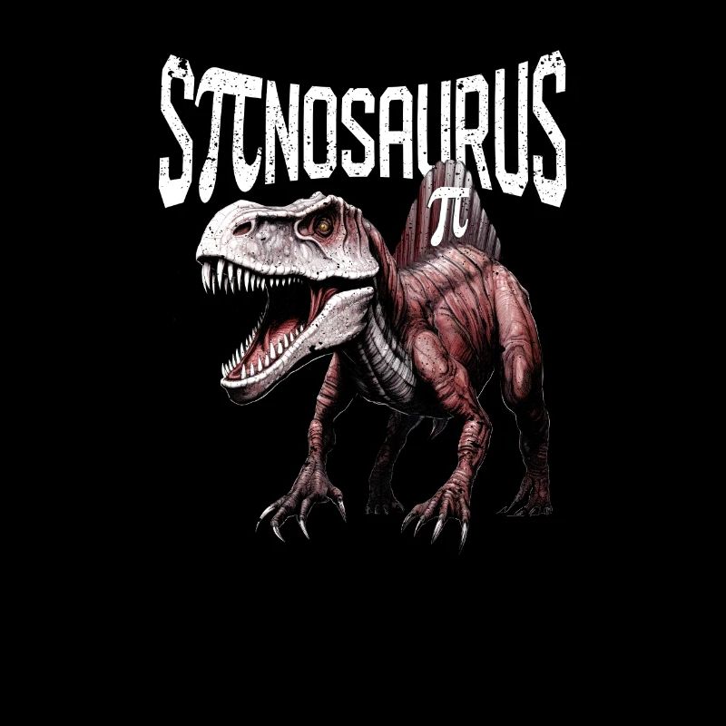 Lustiger Spinosaurus Pi Day Mathe Dinosaurier
