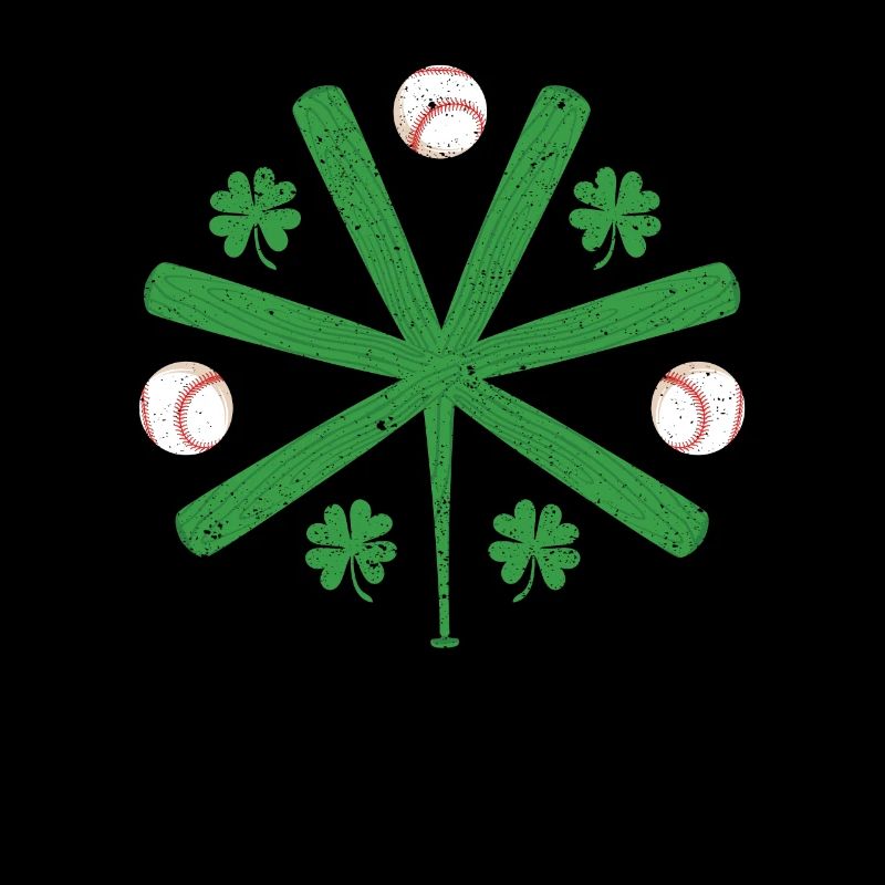 Drôle de batte de baseball Shamrock Shamrock