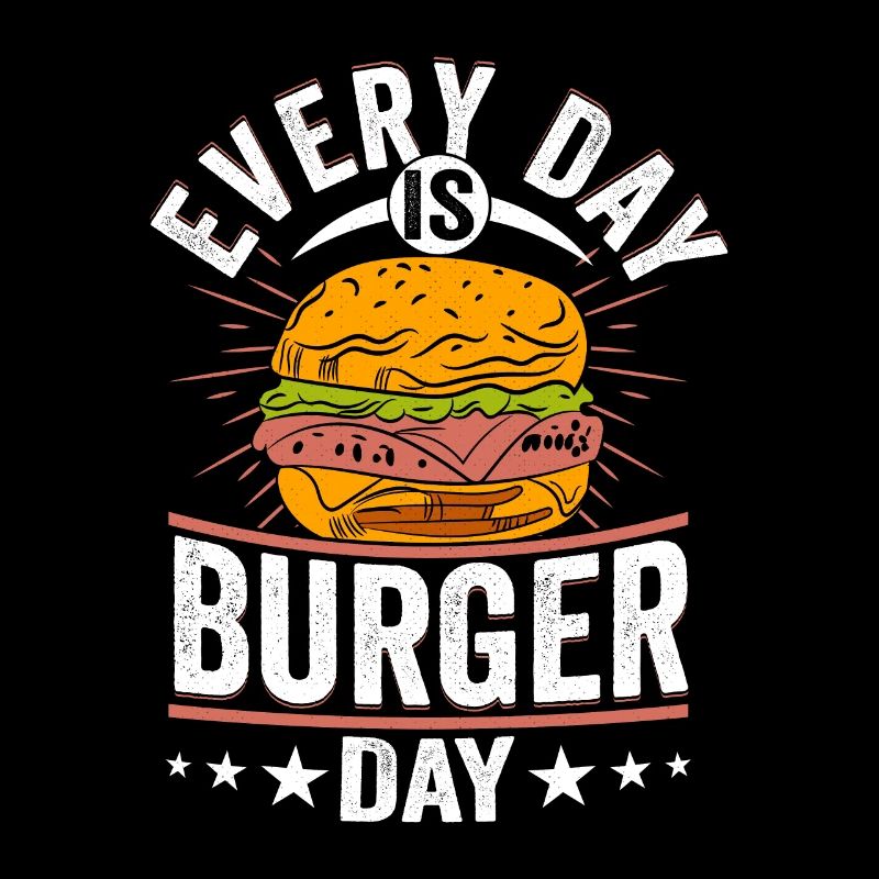 Chaque jour, c’est le jour du hamburger, des petits pains à la viande, des aliments à hamburger