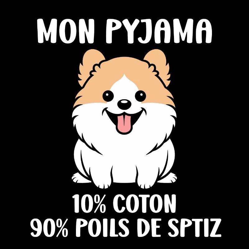 Humour chien Spitz