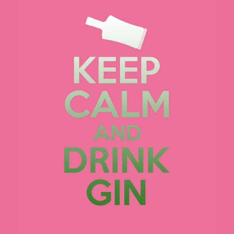 Keep Calm And Drink Gin T-Shirt - Funny Drinking