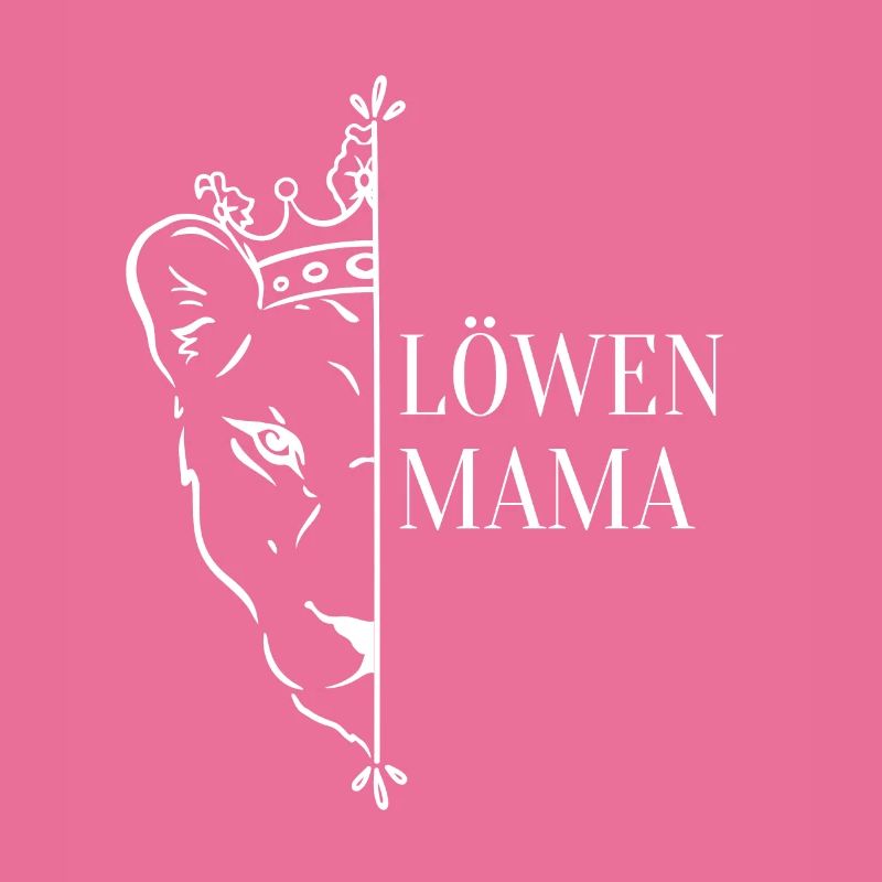 Löwenmama Mama Mutter Motiv Muttertag Geburtstag