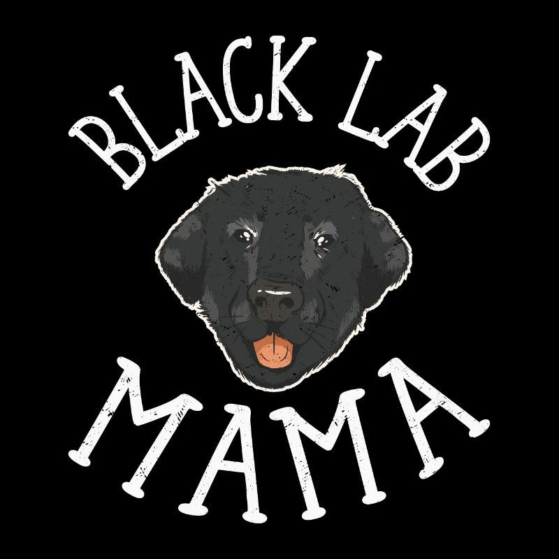 Black Lab Mama propriétaire Labrador Retriever