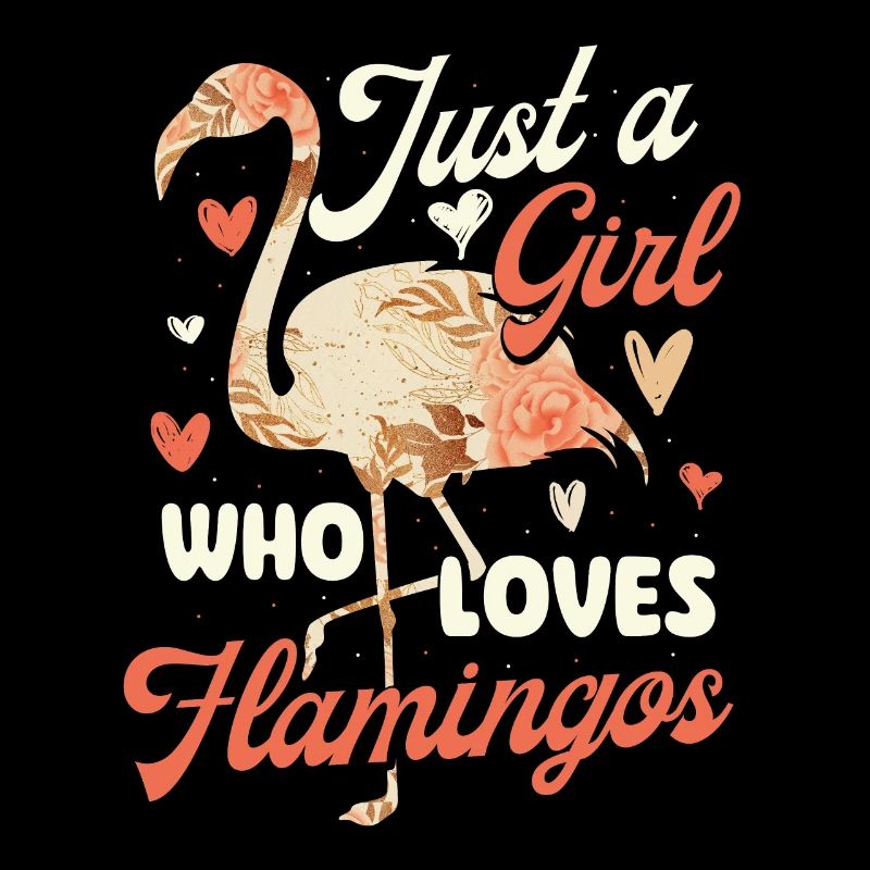 Nur ein Mädchen, das Flamingos liebt - Cute Bird Lover