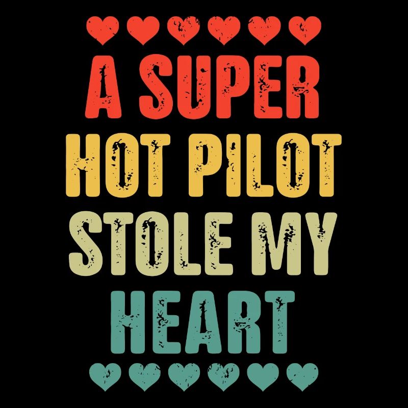 Retro Vintage Pilot Valentines Day Gift
