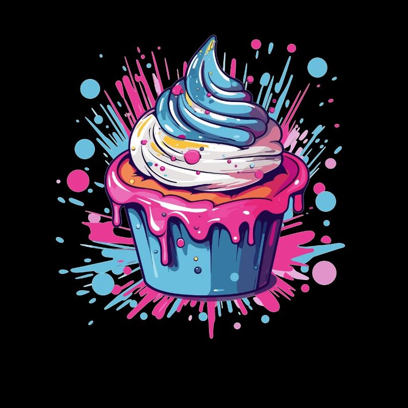 Bunter Cupcake Pop-Art