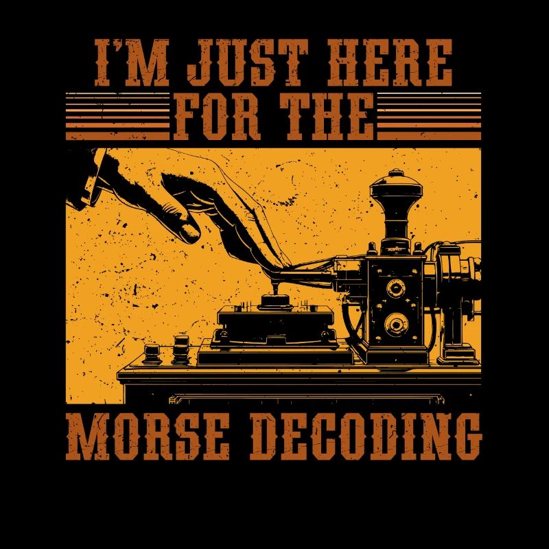 Morsecode Je suis juste là pour le décodage Morse