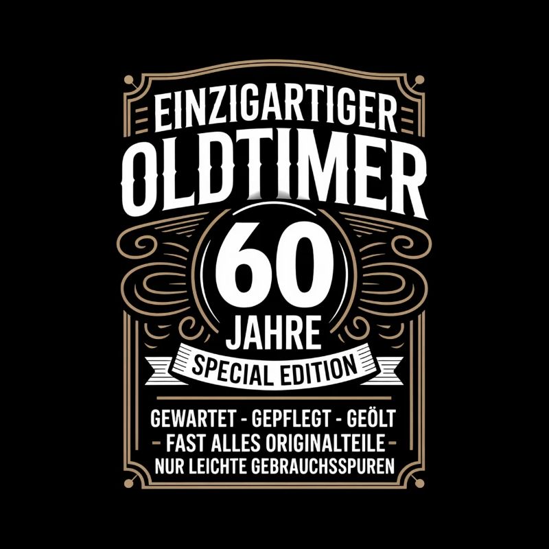 Unique classic car 60 years Special Edition