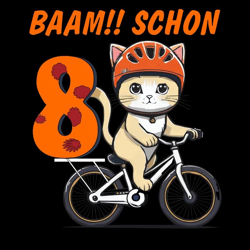VÉLO CHAT BAAM !! DÉJÀ HUIT