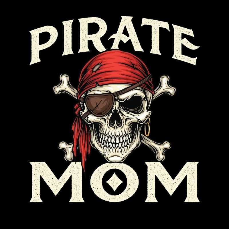 Pirate Maman Boucanier Flibustier Mère
