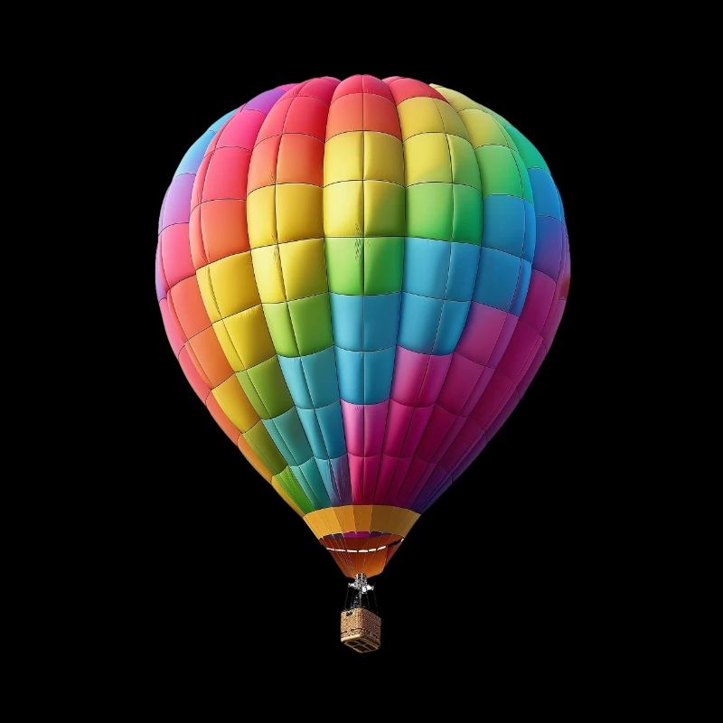 Bunt Schwebende Träume im Heißluftballon