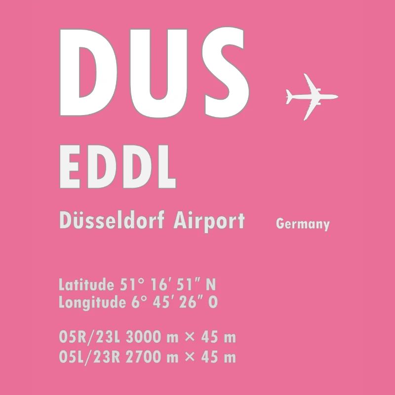DUS Düsseldorf Airport Flughafen Geschenk