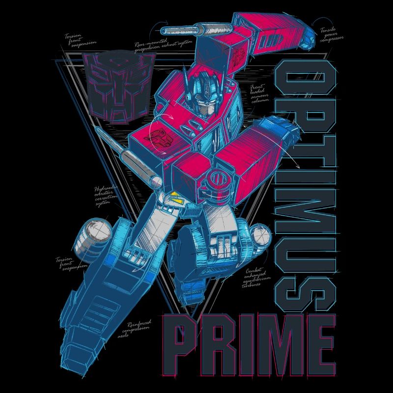 Transformers G1 Dessin D'Optimus Prime
