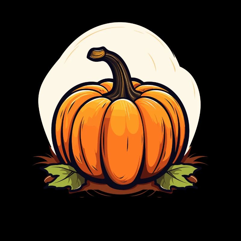 Pumpkin Design Logo for Thanksgiving