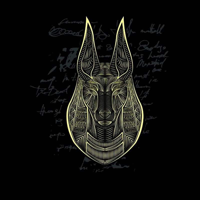 Anubis Hiéroglyphes égyptiens Égypte