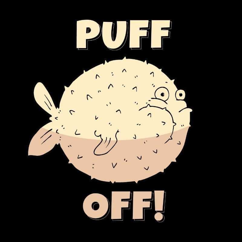 Puff Off! Poisson-globe mer