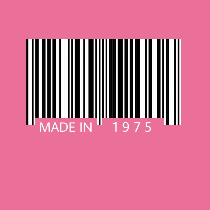 Made in 1975 Barcode Gift