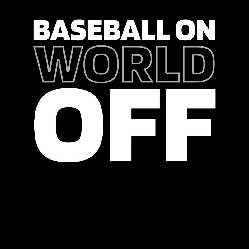 Baseball Baseball On World Off