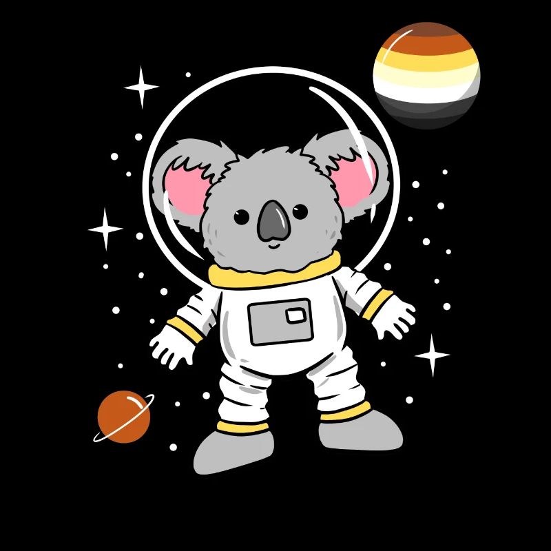 Koala Astronaut Gay Bear Pride