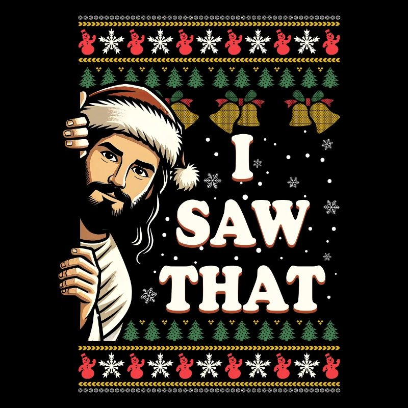 Ugly Hässlicher Weihnachtspulli Jesus Meme