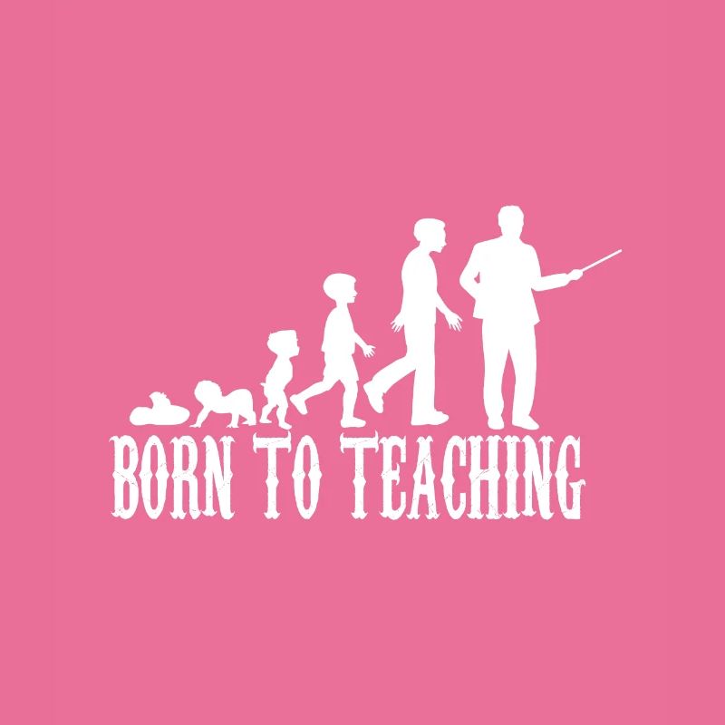 Teacher Child Baby Evolution Gift