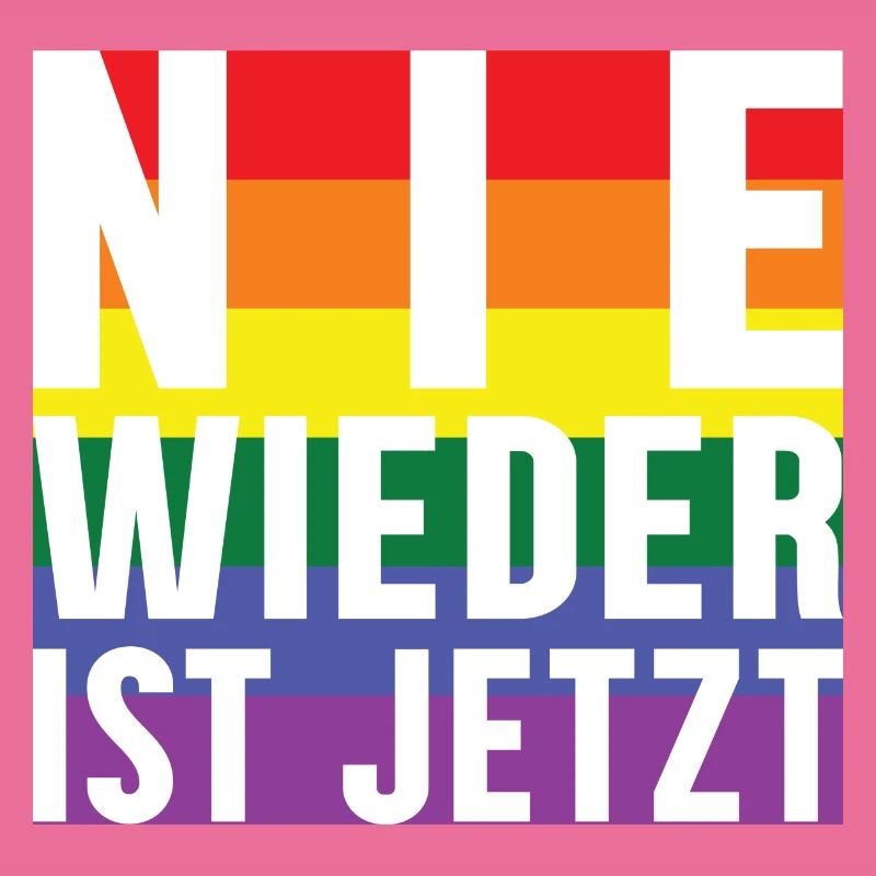 Never again lettering Pride
