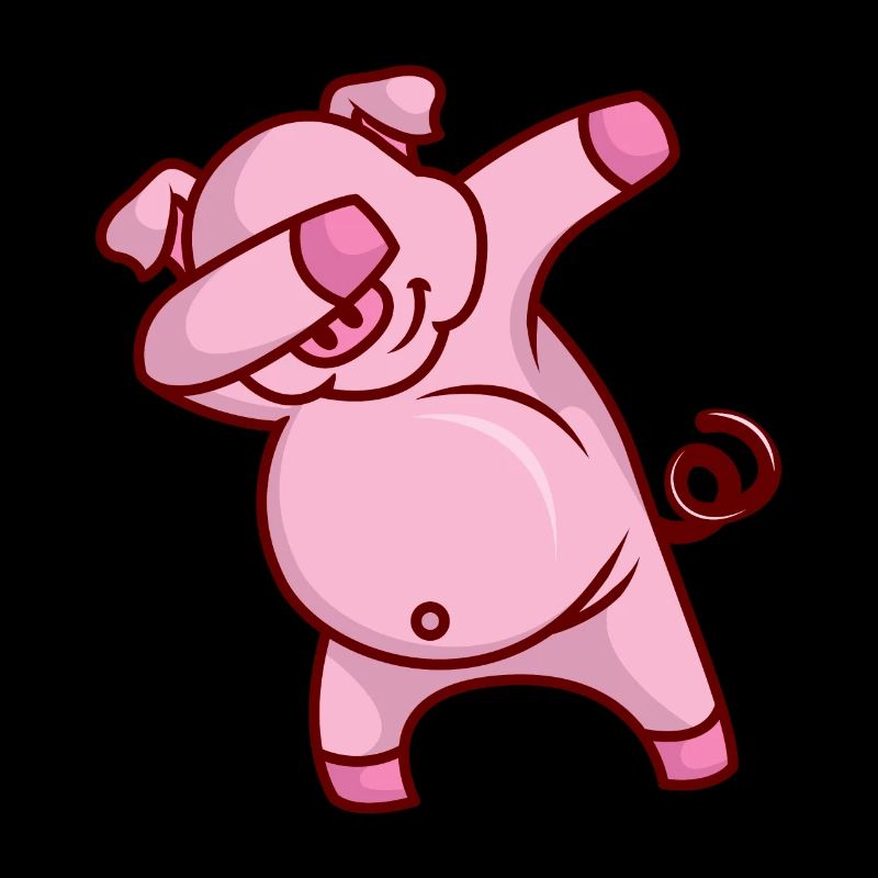 Dabbing Pig Dab Sau Children's Gift Idea