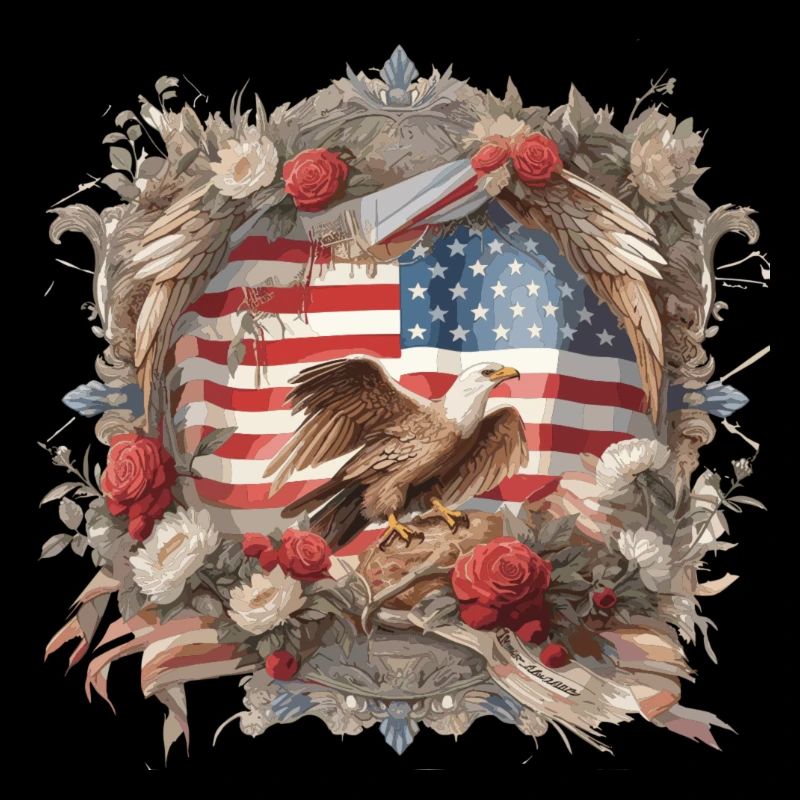 Common Eagle America America Flag Usa