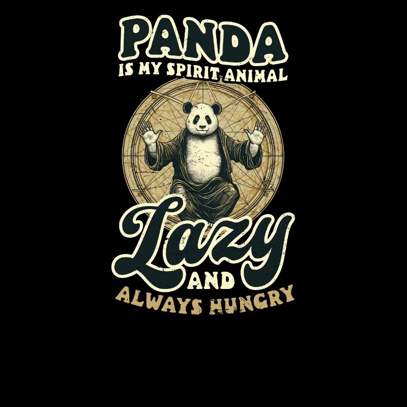 Panda Lazy And Always Hungry Panda