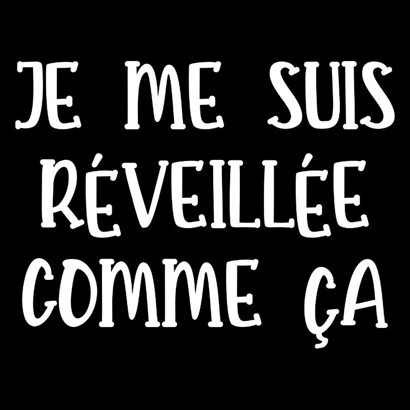 je me suis réveillée comme ça